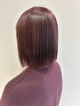 ヘアーアンドメイク アンジュ 中野店(Hair&Make ange) 艶感×ボルドーカラー
