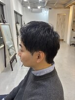 メンズカット バイ ソイクフ(メンズカット by SOY-KUFU)&nbsp;フェードカットシャドーパーマアップバング短髪