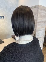 エバーグリーン(ever Green)&nbsp;透け感ボブ×グレージュカラー