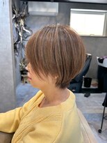 ナロ(NARO) 【小顔似合わせカット】30代40代50代ショートボブ/ボブ/髪質改善