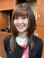 ナループロアポンテ(Nalu pu loa PONTE)&nbsp;ロングレイヤーミディアムレイヤーナチュラルブラウンカラー