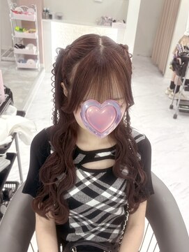 クラン 梅田店(Clan) 編み上げハーフツイン/梅田ヘアセット