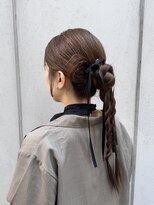 ヴィサージュプラス(VISAGE plus) 編み下ろしヘアアレンジ