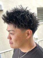 コハク(COHAQ BEAUTY AND RESORT)&nbsp;刈り上げスパイキーショート/テーパーフェード/メンズ