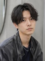 MEN'S salon Rue de noel メンズカット/パーマ/眉毛【ルード ノエル】&nbsp;Men's_ミディアムショート_ウルフパーマ_艶髪