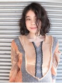 ツヤ感waveボブhair