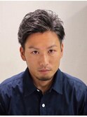 大人のツーブロック