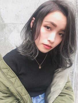 ローランド(Rowland) ハイライト☆アッシュ☆グレージュ☆かきあげ前髪