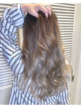 ヘアーワークス ヘルム 渋谷店(HAIR WORKS HELM) HELM グレージュグラデーション☆