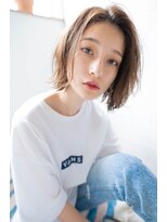 クラン(clan)&nbsp;ネオウルフ＃ココアブラウン大人かわいいショートパーマ