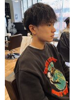 アイリーヘアデザイン(IRIE HAIR DESIGN)&nbsp;【IRIE HAIR赤坂】ツイストパーマ×ソフトツーブロック