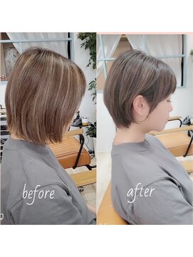アイル(I'll) 【Hair Make I`ll 奈良】 ビフォーアフター