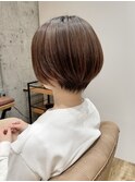 【 t o t .】髪の量が多い方でも手ぐしでまとまるショートボブ☆