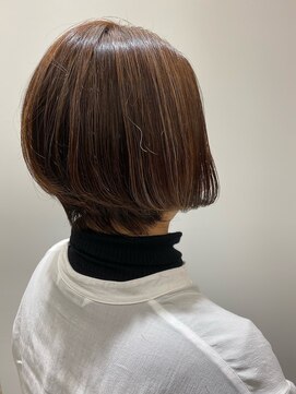 ユキオ オブ ヘアー(YUKIO of Hair) 30代40代50代★小顔見せ♪前下がりナチュラルボブ