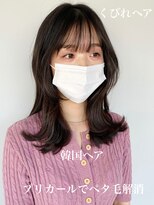 ノラキチジョウジ(NORA KICHIJOJI)&nbsp;#韓国ヘア#おくれ毛#エギョモリ#ボブルフ#くびれ#くびれヘア