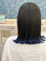 カシータフロル ららぽーと愛知東郷店(Casita flor)&nbsp;【Casita flor】裾カラー　インディゴブルー