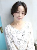 天神【BIRTH】　センターパート前髪なしショートボブ　11