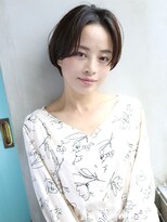 バース(BIRTH)&nbsp;天神【BIRTH】　センターパート前髪なしショートボブ　11