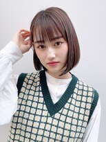 アイティー バイ アルバム 浦和店(IT by ALBUM) ナチュラルボブ_アースカラーくびれヘアツートンカラー_39002