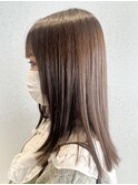 【ナチュラルストレート×ケア縮毛矯正】