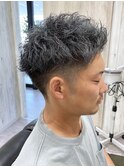 髪質改善/クセ毛風パーマ/メンズパーマ/刈り上げ/メンズカラー