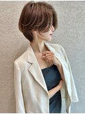 キレイな質感ショートが繰り出す美しいシルエット