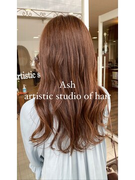 アッシュ アーティスティック スタジオ オブ ヘア(Ash artistic studio of hair) オレンジブラウン