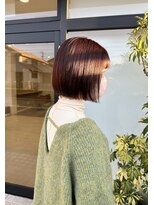 シンス(Since)&nbsp;高発色 の 暖色 コンパクト ボブ