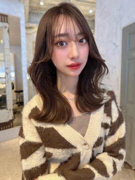 ロンドアリシア 金山(Lond Alexia) イヤリングカラー 縮毛矯正 韓国風 ダブルカラー 髪質改善_4402