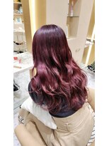 プアメリア 名古屋(Puamelia)&nbsp;レイヤーケアブリーチダブルカラーボブ_4404