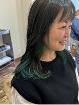 バローチェ(Barouche) 【Barouche/中島綾子】 インナーカラー グリーン 堀江