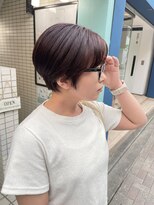 カフカヘア 吉祥寺店(kafka hair) ショートヘアのボルドーカラー