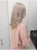ブリーチカラーハイトーンホワイトアッシュ
