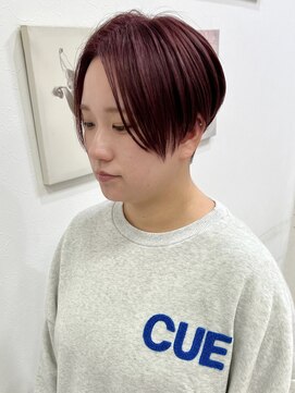 ヴィーヴォ 深江橋店(VIVO) 【VIVO】ツーブロックハンサムショート ピンクラベンダー 深江橋