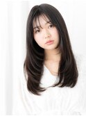 ツヤ髪アッシュレイヤーカットウェットヘアc古河20代30代40代