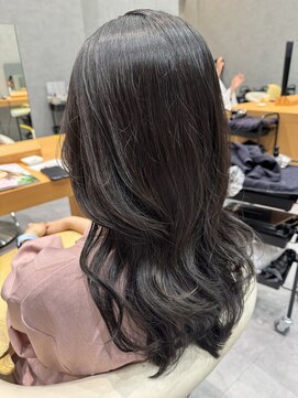 ヘアデザインファブロ イオンモール宮崎店(hair design FABRO.) ダークグレージュ/韓国風スタイル/透明感カラー