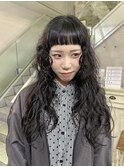 ロングパーマ