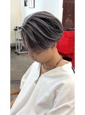 シルバーグレーバレイヤージュセンターパート