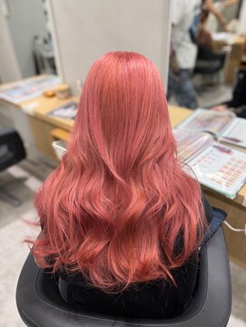 アヴァンス 京橋店(AVANCE) 残留しない明るめのはハイトーンに♪コーラルピンク