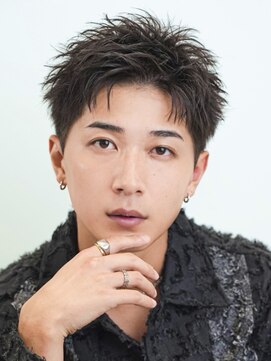 オーシャントーキョーオーバー 渋谷(OCEAN TOKYO OVER) ビジネスメンズショートリクルート七三かき上げヘアツーブロック