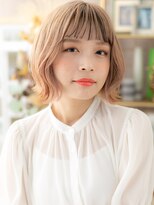 カバーヘア ブリス 北浦和(COVER HAIR bliss) ハイトーンカラーフレンチカジュアル小顔ボブA2北浦和10代20代