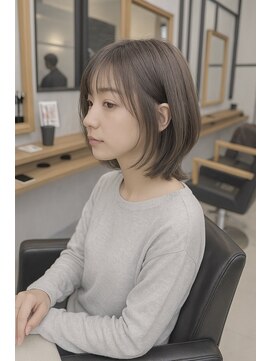 ミディアムレイヤーボブ