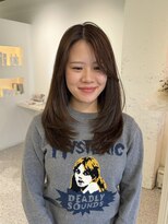 シエル 一社(cher)&nbsp;ワンカールで可愛い！ミディアムレイヤー