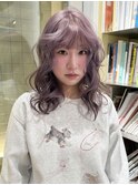 【kira】ラベンダーベージュ/ブリーチ2回