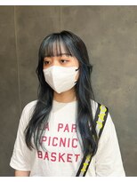 ペニー(PENNY) セミロングのインナーカラー(ブリーチ2回)