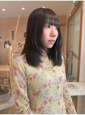 【 YUCCA 】大人可愛いオリーブベージュ/レイヤーカット