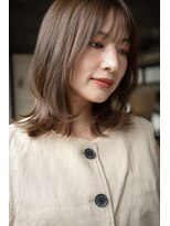 エインアンリー 明治神宮前(AIN.ANLY.)&nbsp;ミディアム毛先パーマ、ボブ毛先パーマ、ニュアンスパーマ