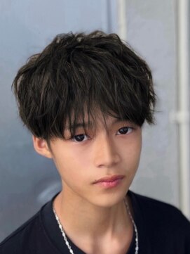 ルシード(LUCIDO STYLE JAPAN) 波ウェーブ×シースルーマッシュ