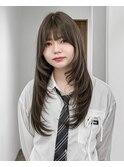 ハイレイヤー / ロング / ラベンダーアッシュ