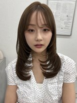 ハニー 町田(HONEY)&nbsp;レイヤーカット/ハッシュカット/オリーブベージュ